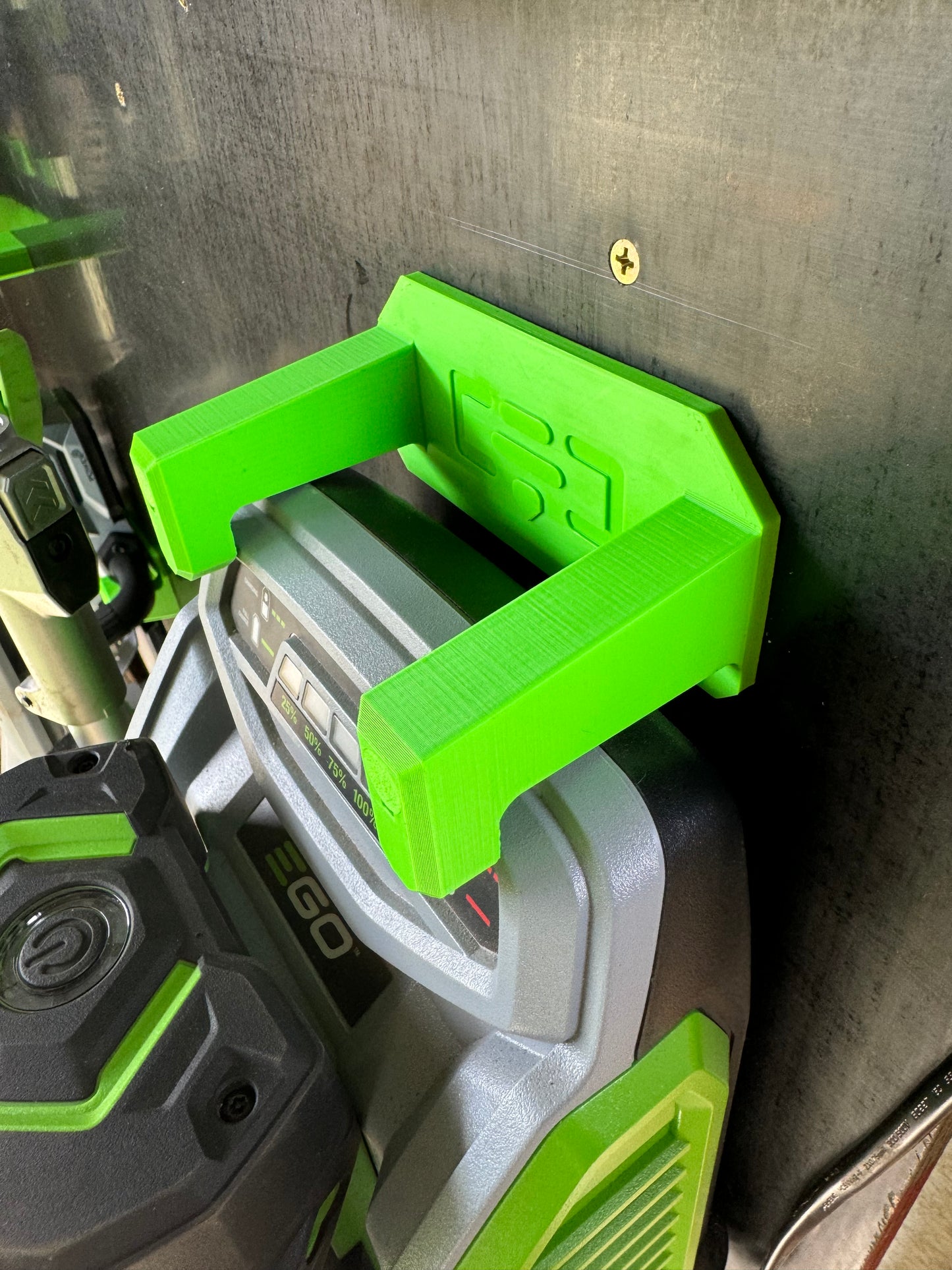 Charger holder bracket for EGO Chargers