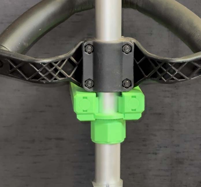 Clip Bracket (Locking) for Line Trimmers and MultiTools with a 25mm shaft