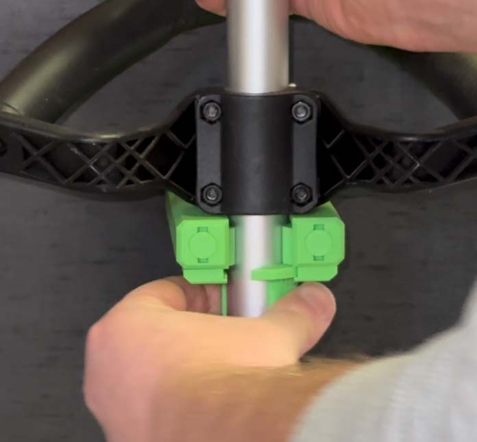 Clip Bracket (Locking) for Line Trimmers and MultiTools with a 25mm shaft