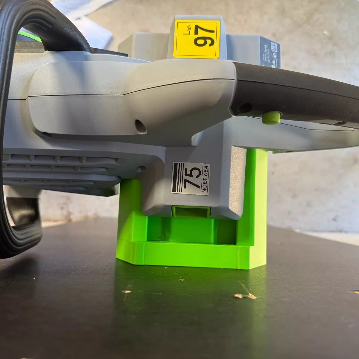 Chainsaw wall bracket for EGO CX series chainsaws